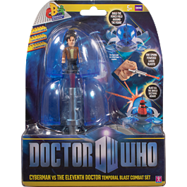 Cyberman vs The Eleventh Doctor Temporal Blast Combat Set – Doctor Who Action Figure Battle Pack by Character Options