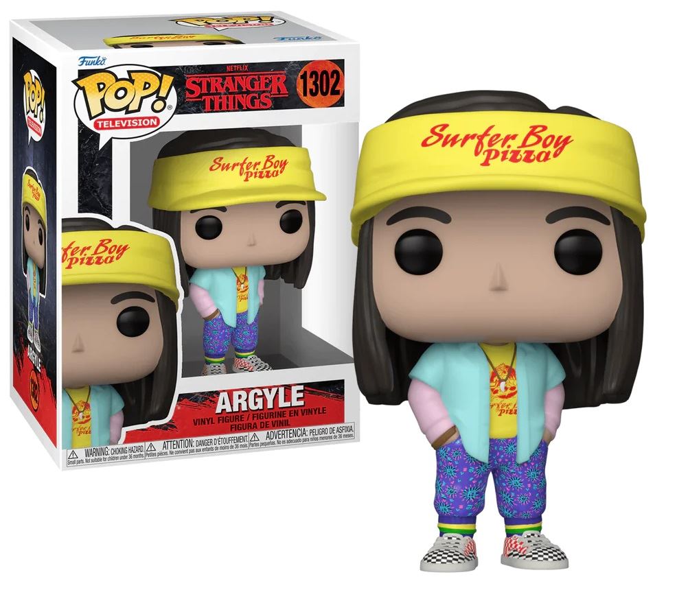 Argyle #1302 Pop! Television Vinyl Figure 65633 – Stranger Things Funko Collectible 3.75″ Netflix Character Figure