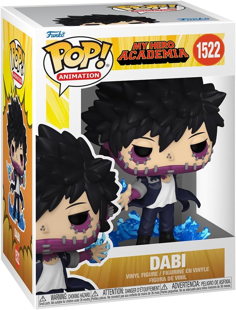 Dabi #1522 Pop! Animation Vinyl Figure 75557 – My Hero Academia Funko Collectible 3.75″ Anime Figure