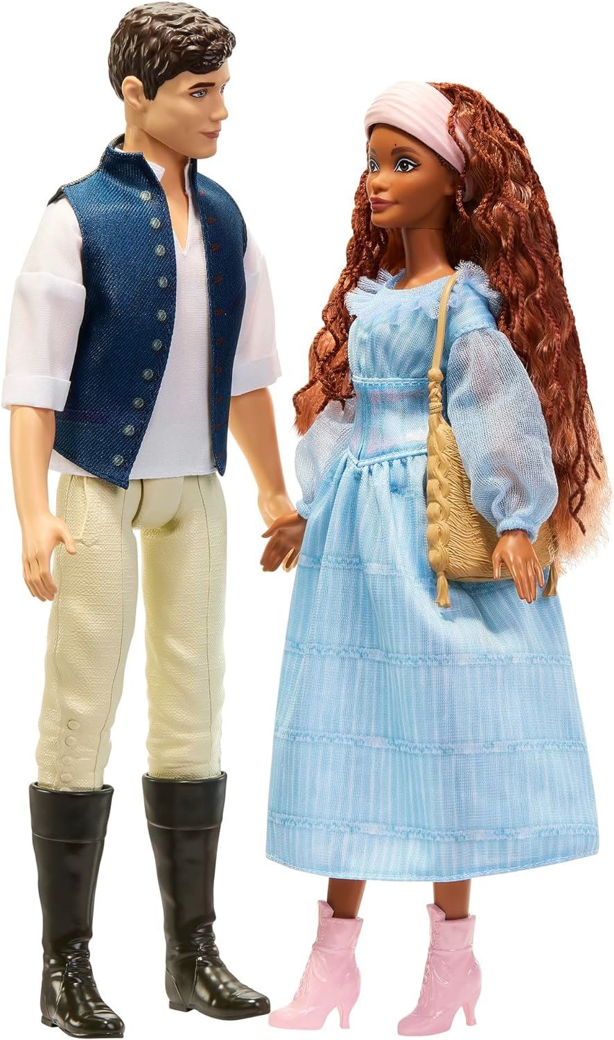 Disney Movie The Little Mermaid Ariel & Prince Eric 2 Fashion Dolls Set HLX14