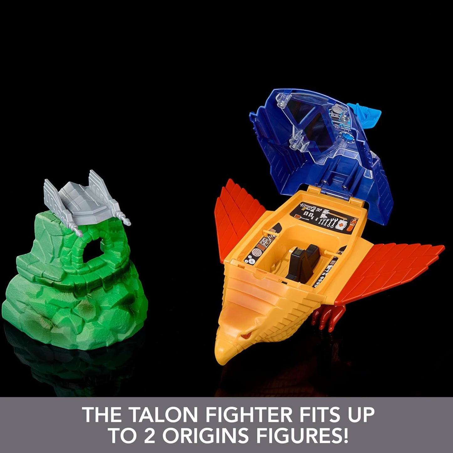 Point Dread & Talon Fighter HKM63 Action Vehicle Toy and Accessories (Masters of the Universe)
