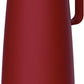 Tramontina Exata 1L Thermal Flask 61636/106 – Red Glass-Lined Vacuum Insulated Beverage Carafe with Screw Cap for Hot & Cold Drinks