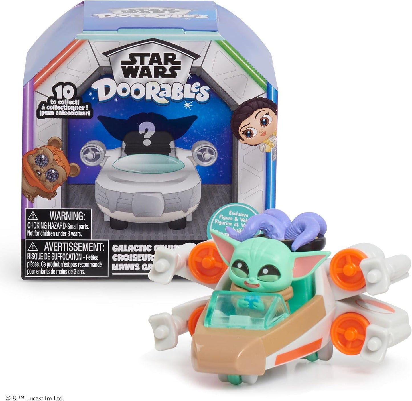 2 x Star Wars Doorables Galactic Cruisers 44806 – Double Pack Figure & Cruiser Set (Series 1 Collectibles)
