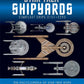Star Trek Shipyards Starfleet Starships: 2151-2293 - Special Edition Hardcover Book and Collector's Model (Star Trek / Eaglemoss)