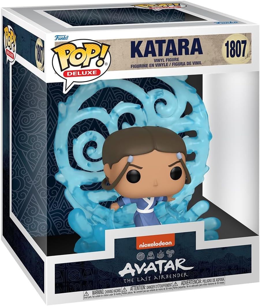 Katara #1807 Pop! Deluxe Vinyl Figure – Avatar The Last Airbender Funko Collectible 3.75″ Season 7 Figure with Display Base