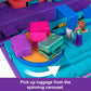 HWP19 (Polly Pocket) Kitty Airways Playset With 2 Micro Dolls And Pet