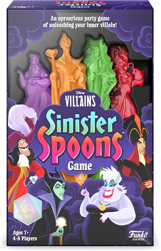Funko Games Disney Villains Sinister Spoons Game Age 7+ 4-8 Players 72147