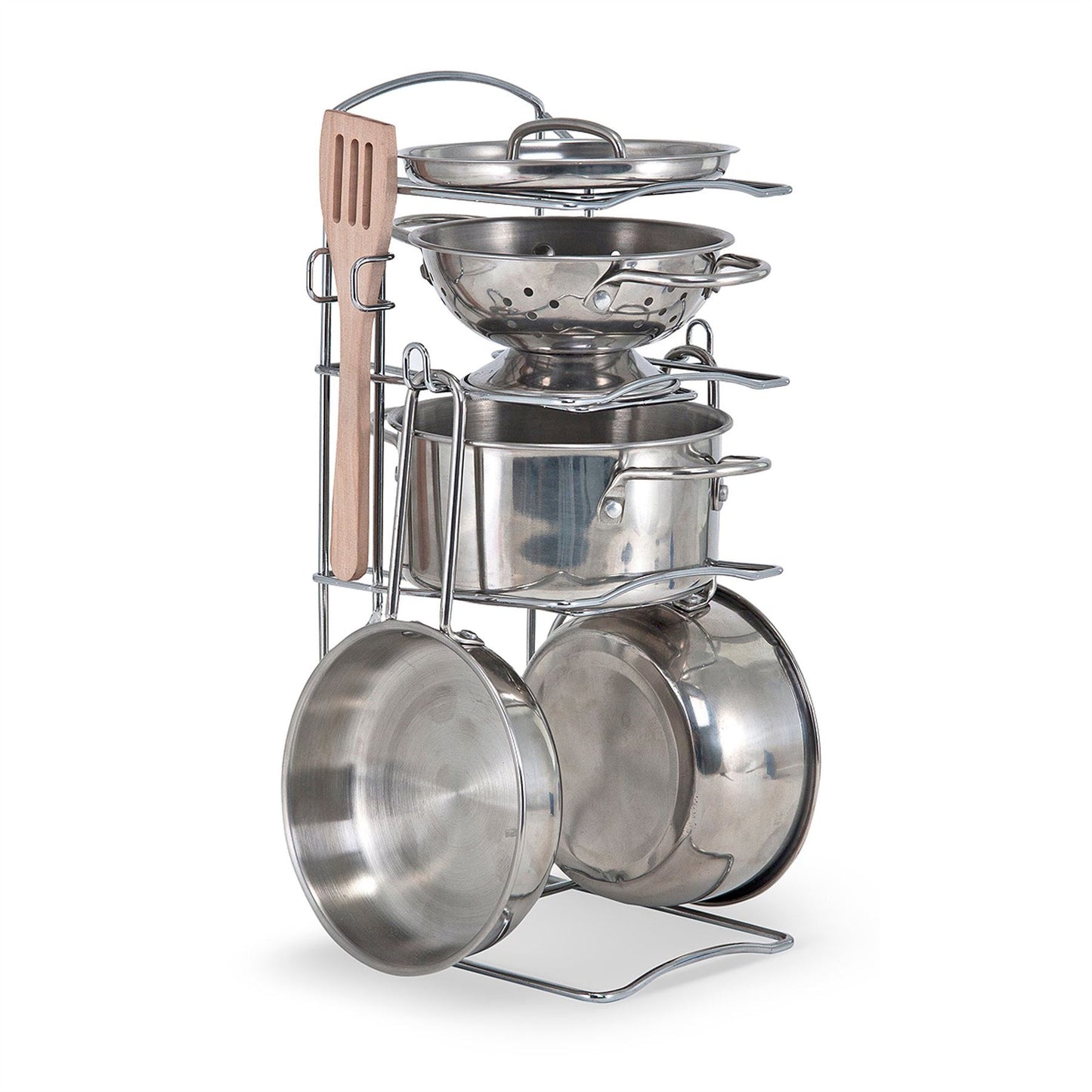 Stainless Steel Pots & Pans Play Set 14265 (Melissa & Doug)