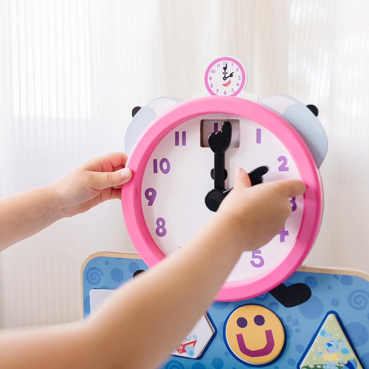 Tickety Tock Magnetic Clock 33014 Blue's Clues & You! Wooden Clock (Melissa & Doug)