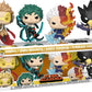Hawks, Izuku Midoriya, Shoto Todoroki & Fumikage Tokoyami 4-Pack 78045 – My Hero Academia Flocked Special Edition Pop! Vinyl Figures Set 3.75″