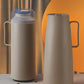 Tramontina Exata 1L Thermal Flask 61637/108 – Beige Glass-Lined Vacuum Insulated Bottle Carafe with Cup Lid for Hot & Cold Drinks