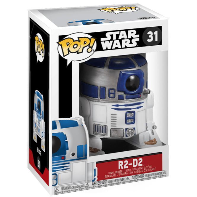 R2-D2 #31 Pop! Vinyl Bobble-Head Figure FK3269 – Star Wars Funko Collectible 3.75″ Droid Figure
