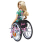 BARBIE Fashionistas Doll #165 with Wheelchair & Long Blonde Hair (GRB93)