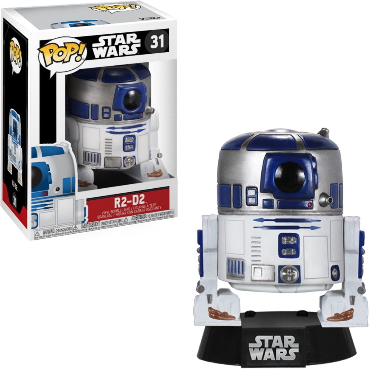 R2-D2 #31 Pop! Vinyl Bobble-Head Figure FK3269 – Star Wars Funko Collectible 3.75″ Droid Figure