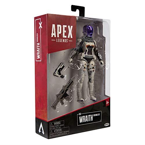 Apex Legends Wraith Voidwalker 6" Action Figure Fully Posable Pistol Gun 40718