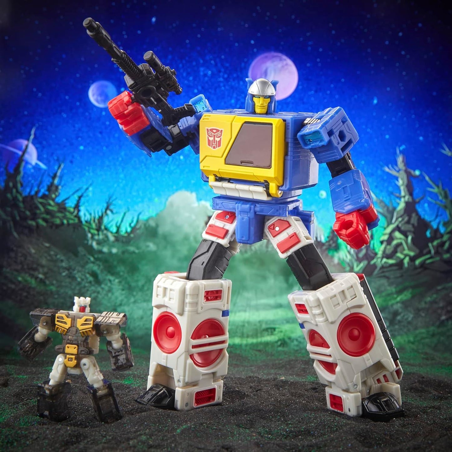 Twincast & Autobot Rewind F7208 7" Action Figures Transformers Legacy Evolution