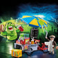 PLAYMOBIL 9222 Ghostbusters Hot Dog Stand with Slimer Playset