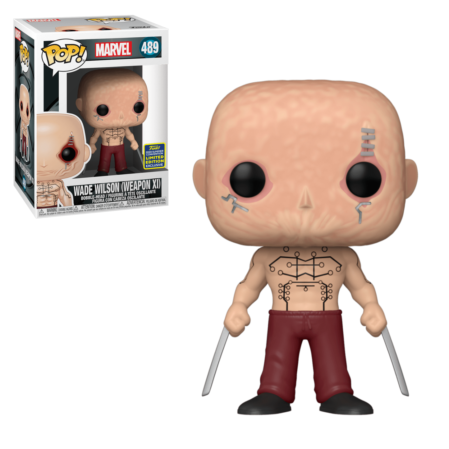 Funko POP! WADE WILSON (Weapon XI) #489 Limited Edition Vinyl Figure Deadpool