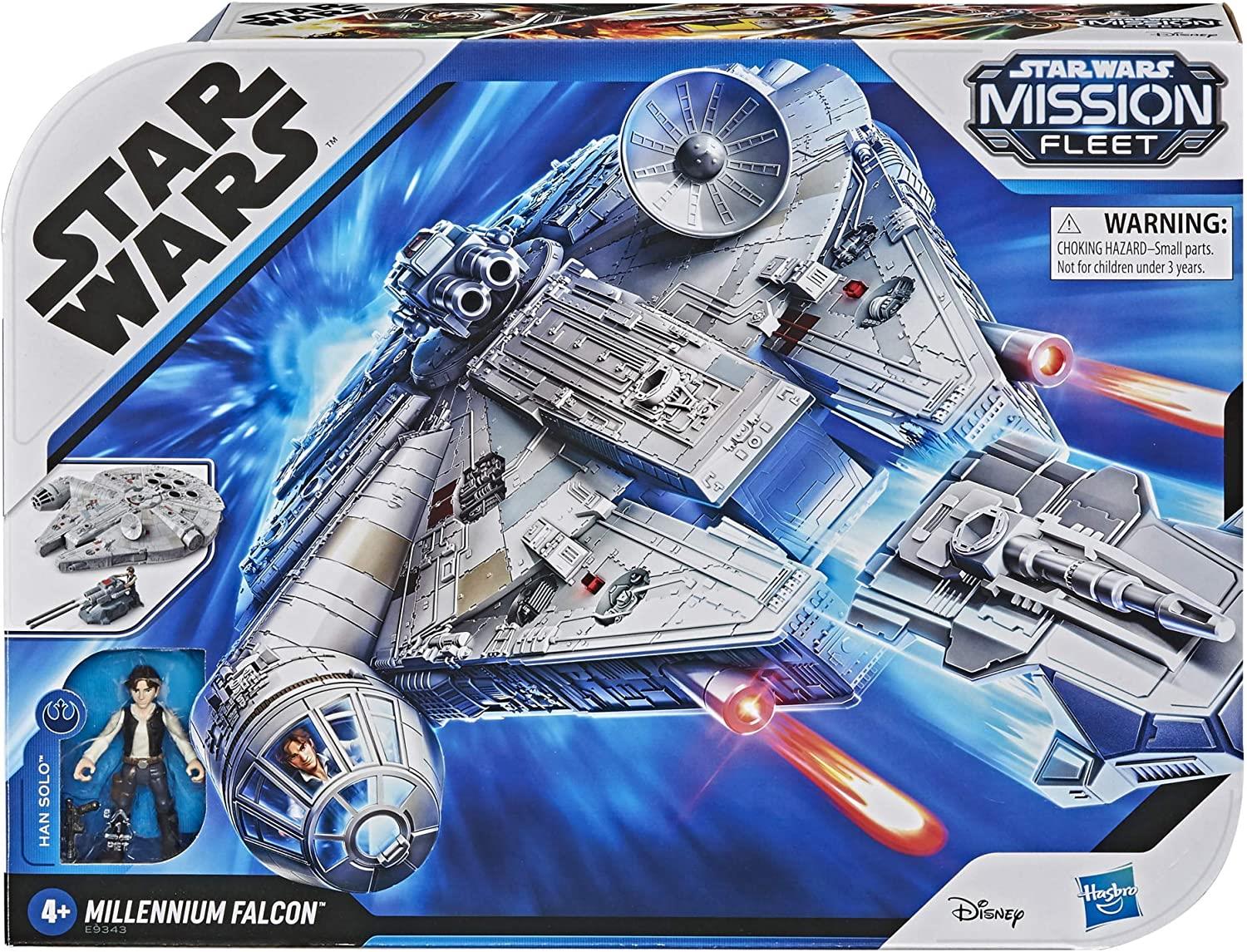 Han Solo Millennium Falcon Figure & Vehicle E9343 Star Wars Mission Fleet