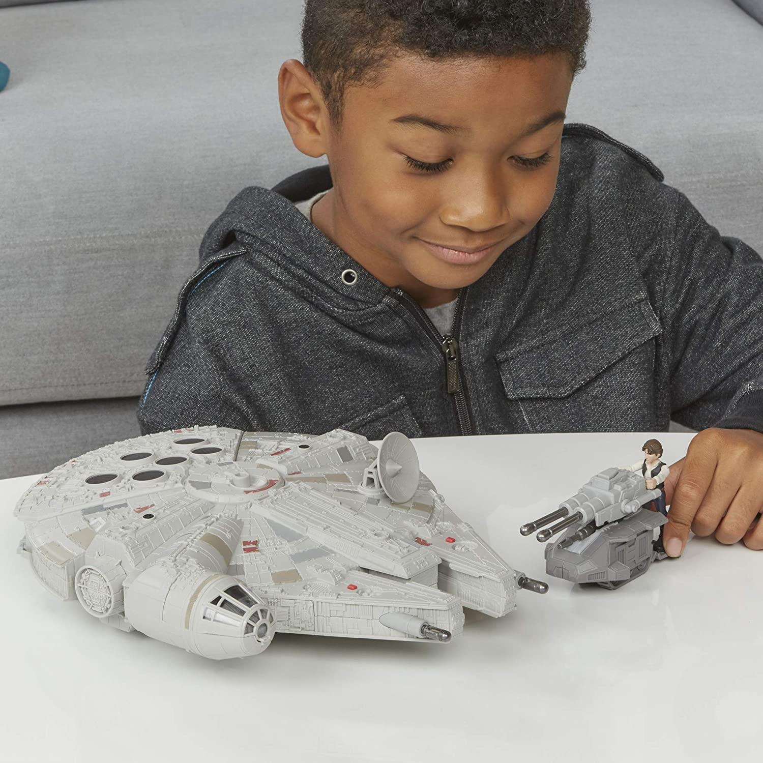 Han Solo Millennium Falcon Figure & Vehicle E9343 Star Wars Mission Fleet