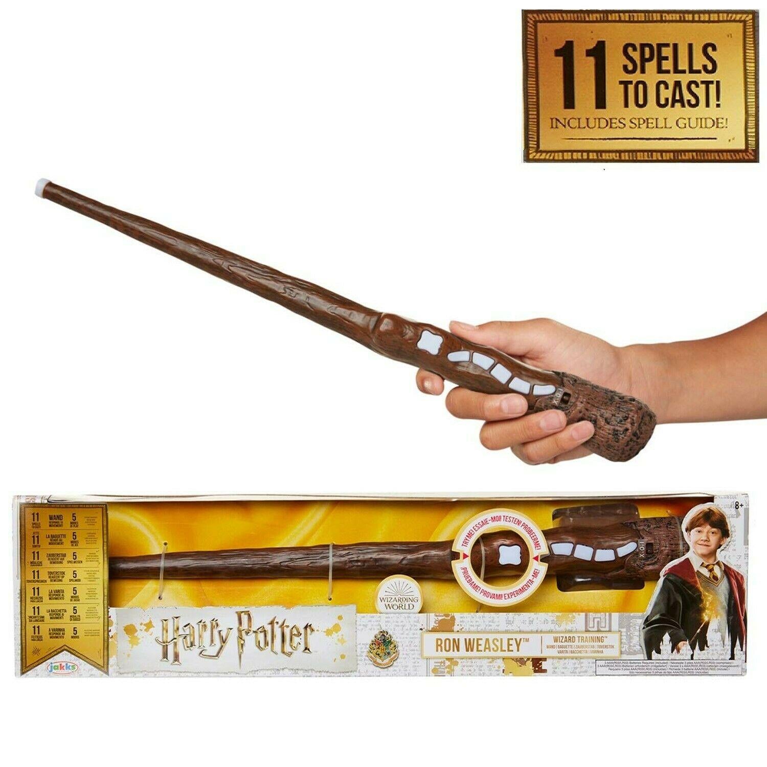 RON WEASLEY Wizard Training Wand Sound FX Harry Potter Toy Spells