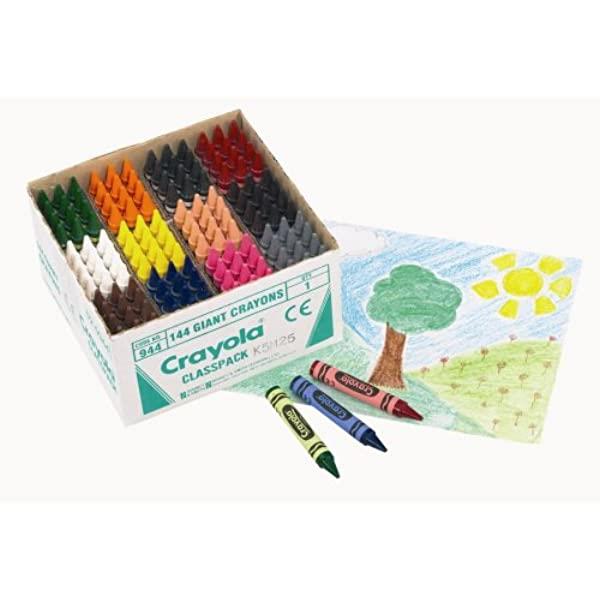 Crayola Class Pack 144 Giant Crayons Assorted