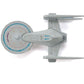 #158 U.S.S. Excelsior (Prototype II) Issue #158 Nilo Rodis Concept Model Diecast Ship (Eaglemoss / Star Trek)