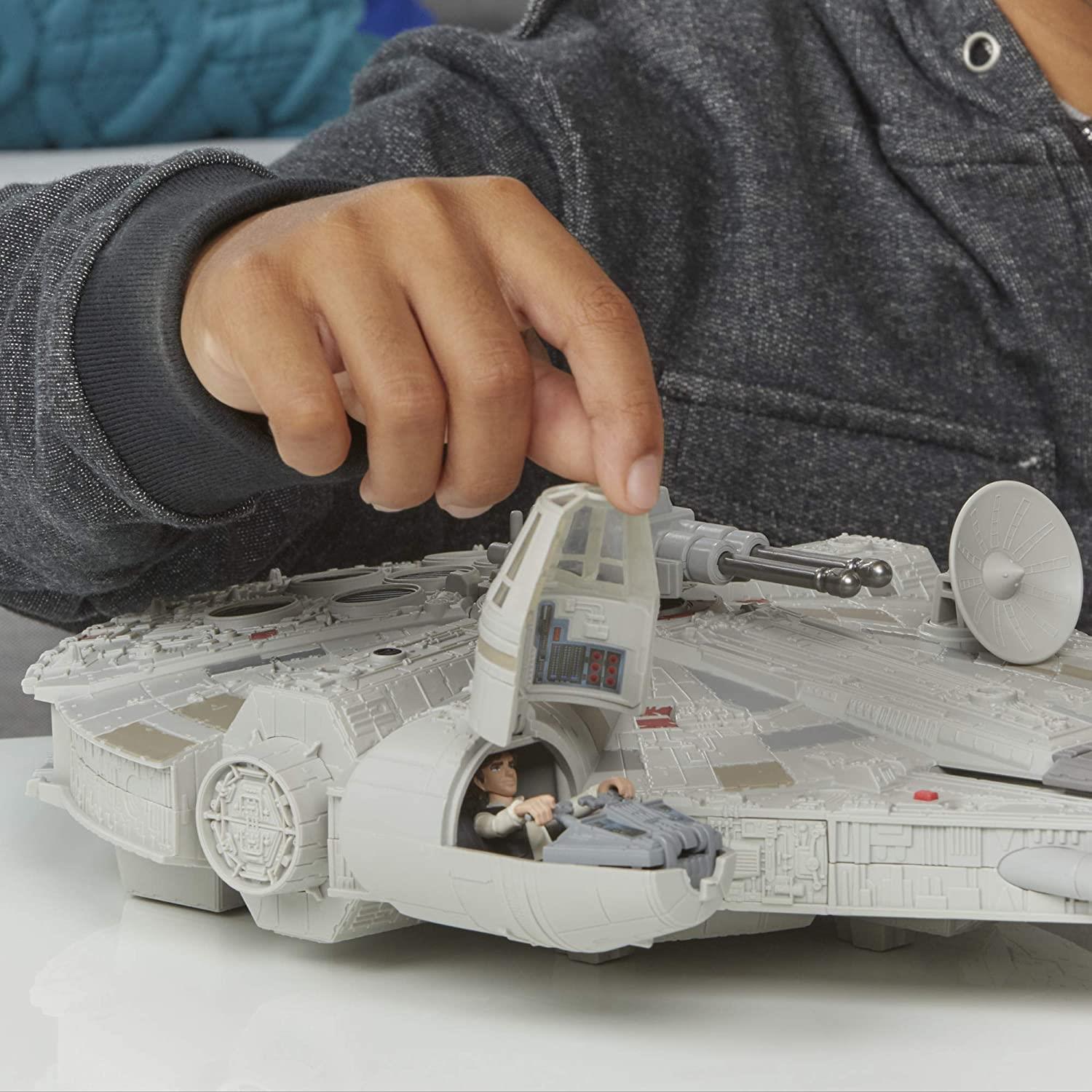 Han Solo Millennium Falcon Figure & Vehicle E9343 Star Wars Mission Fleet