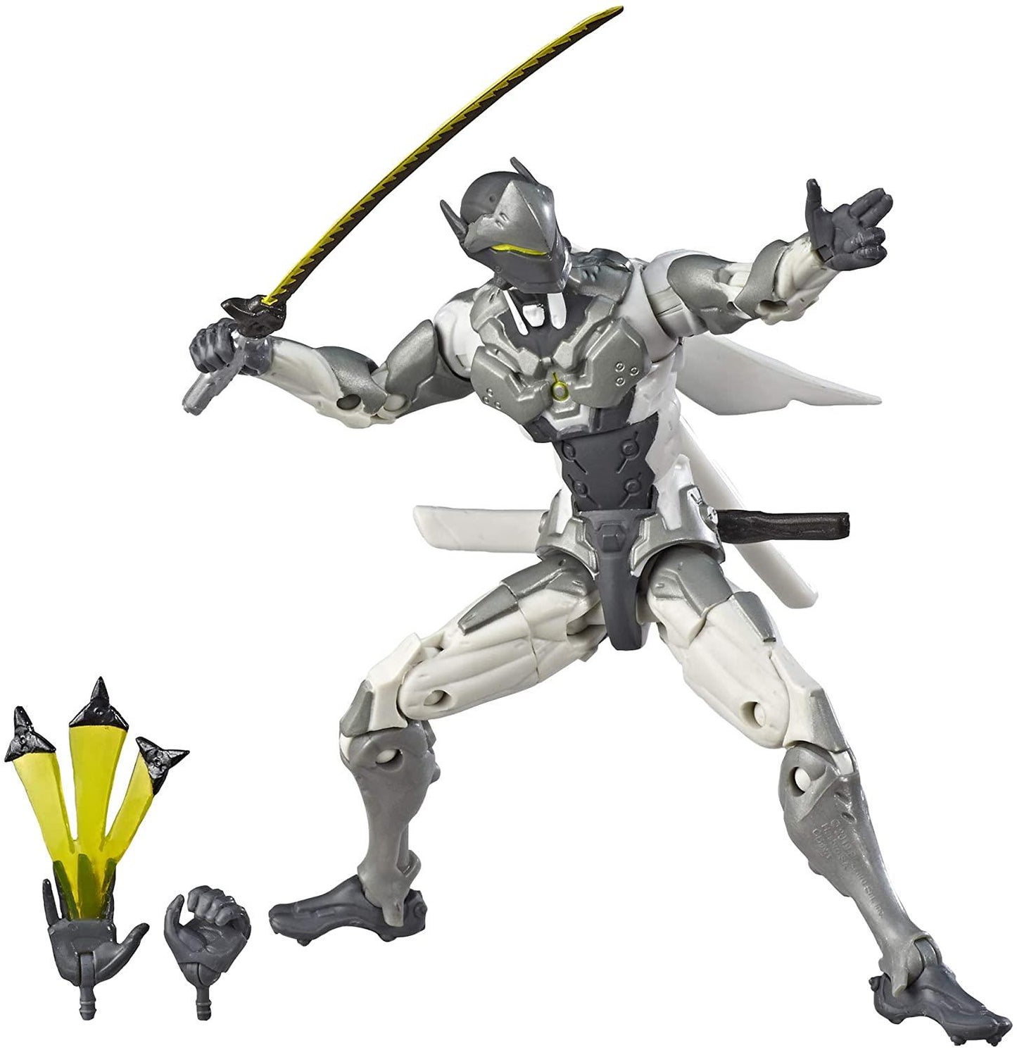Genji Chrome Skin 6" Figure Overwatch Ultimates Series