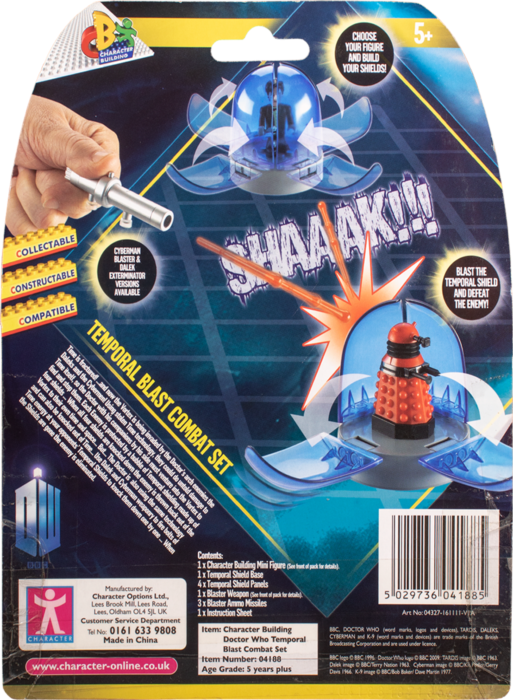Cyberman Vs Dalek Scientist Temporal Blast Combat Set