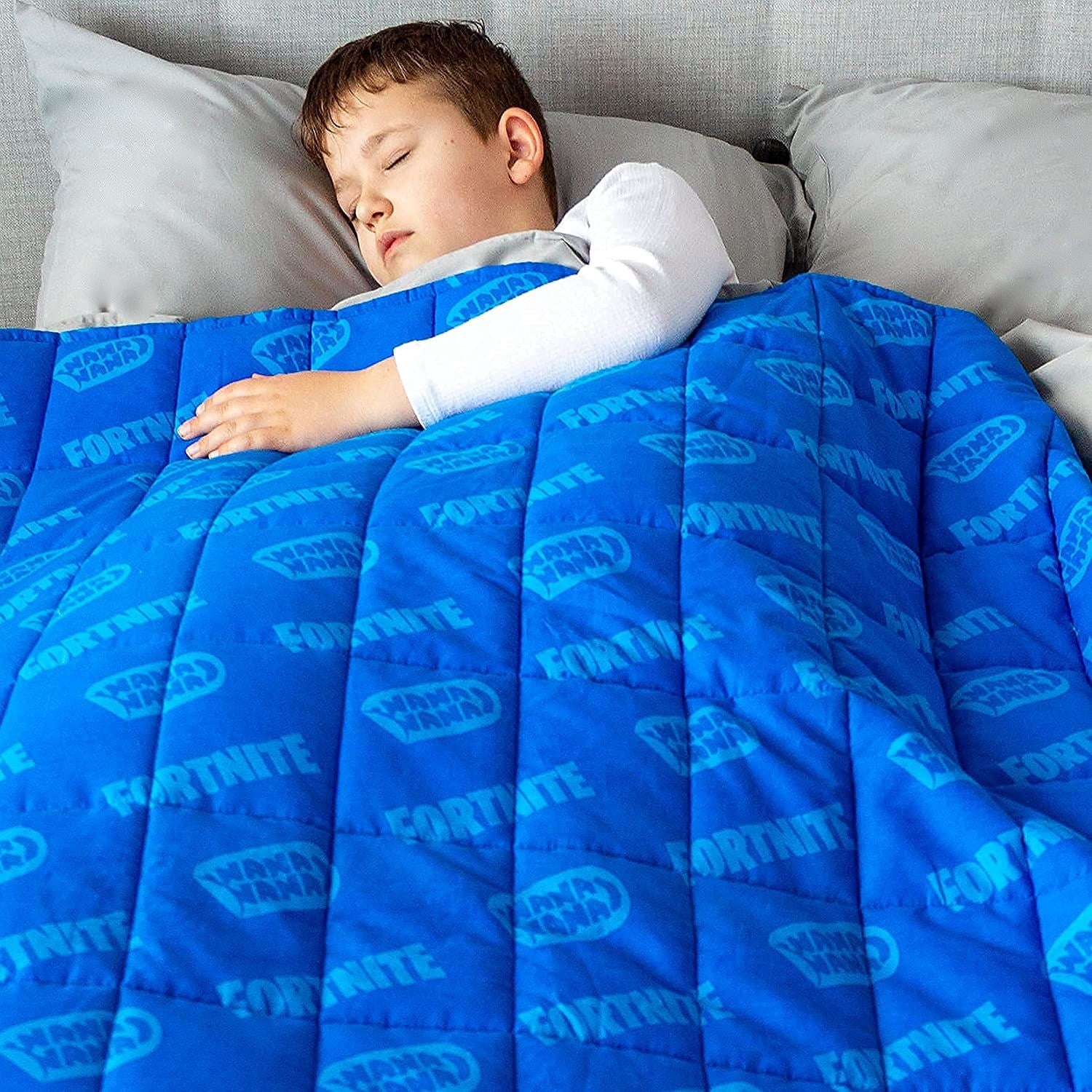 FORTNITE Kids Weighted Blanket Sleep Anxiety Relief Children's Soft Bed Throw