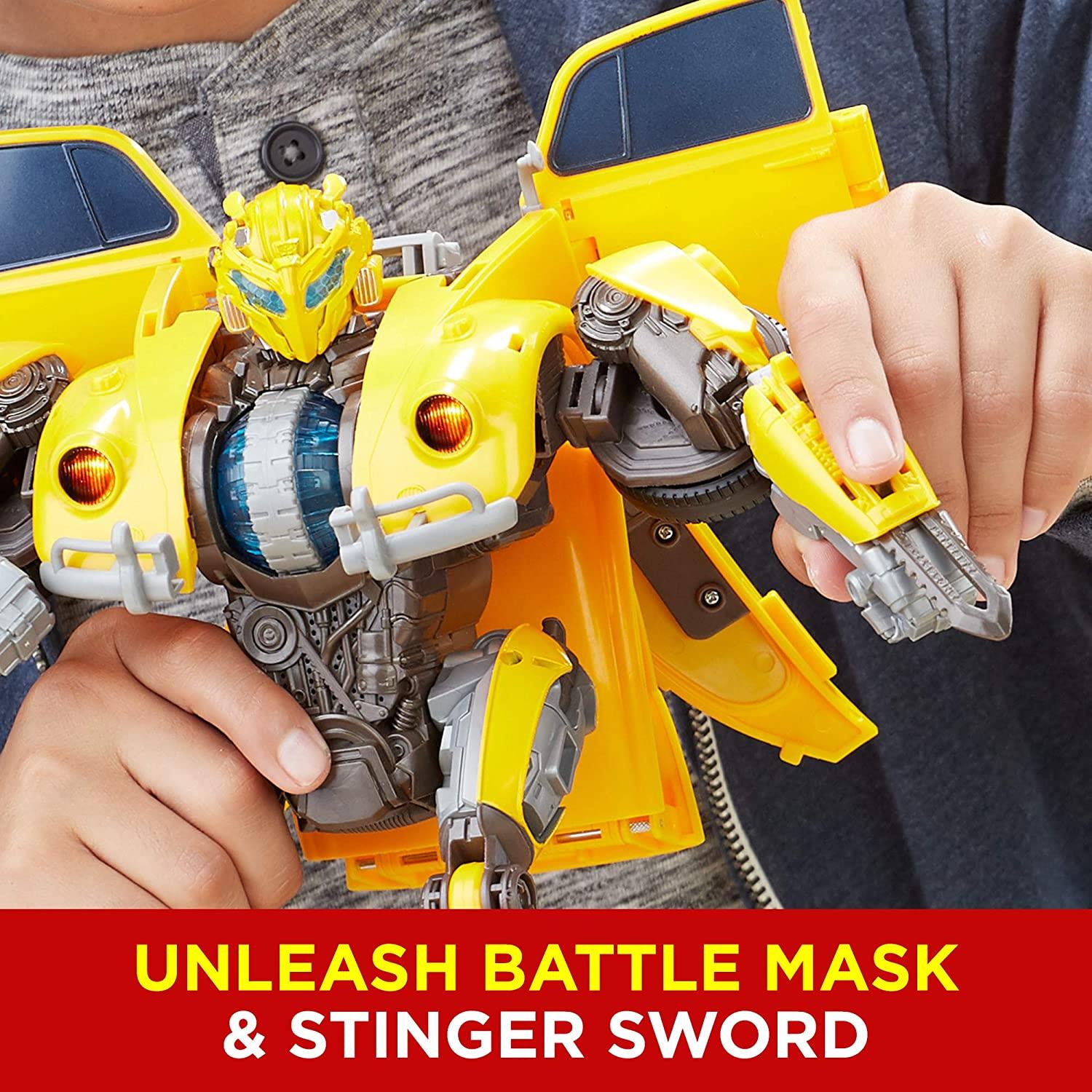 BUMBLEBEE Power Charge Transformers Transforming Action Figure Lights & Sounds