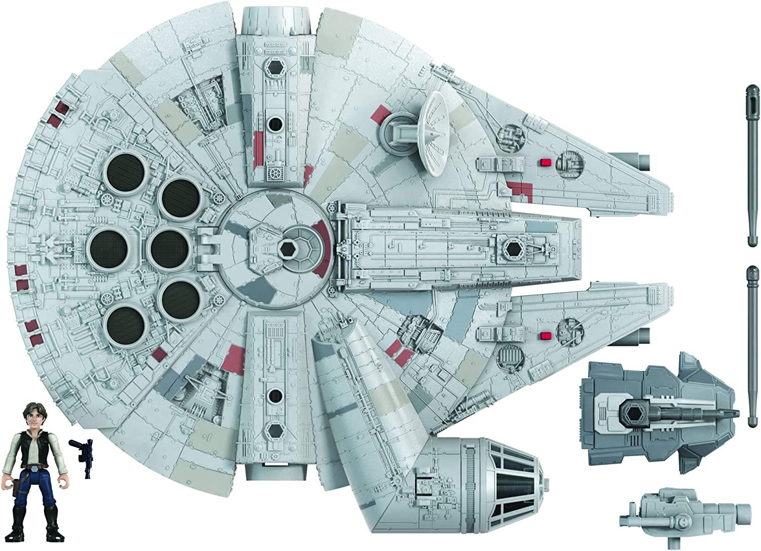 Han Solo Millennium Falcon Figure & Vehicle E9343 Star Wars Mission Fleet