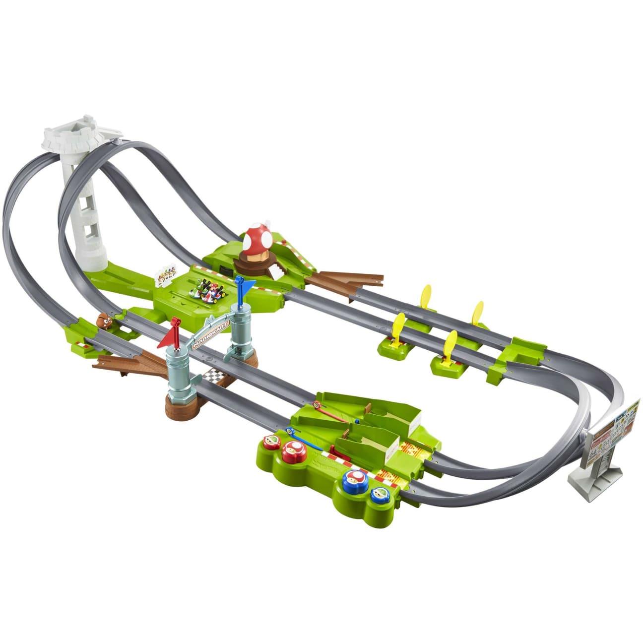 Hot Wheels MARIO KART Circuit Lite Track Set Die-Cast Vehicle Playset