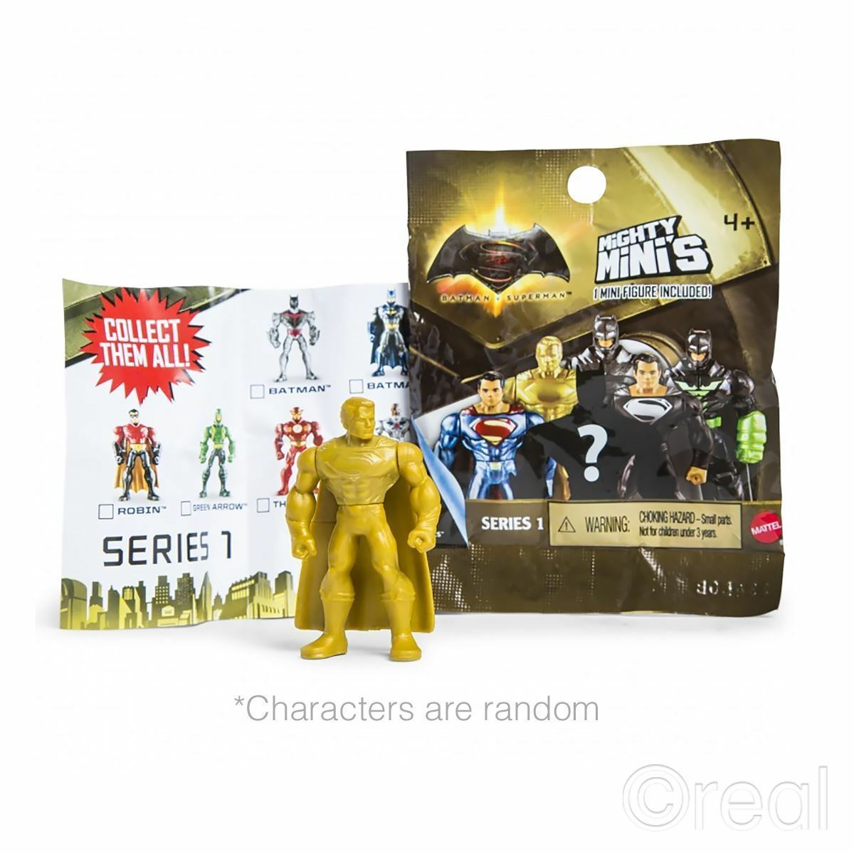 3 PACKS DC Comics Series 1 BATMAN V SUPERMAN Blind Bags Mini Figure Official
